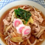 簡単かけうどん♪